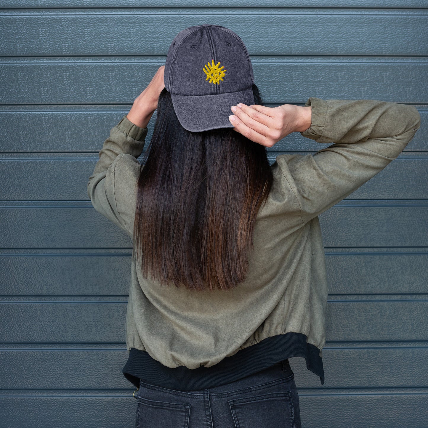 Casquette Vintage - oeil or