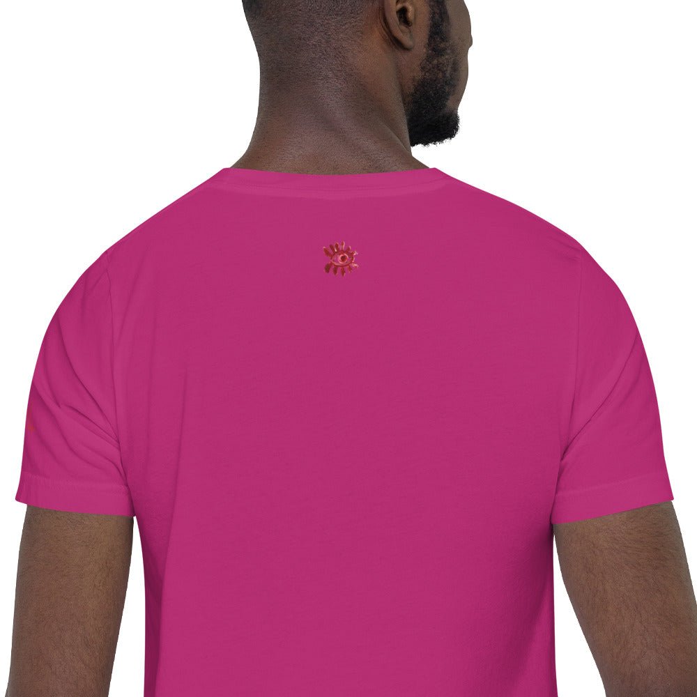 T-shirt unisexe - découpes triangles - Jiel - artiste