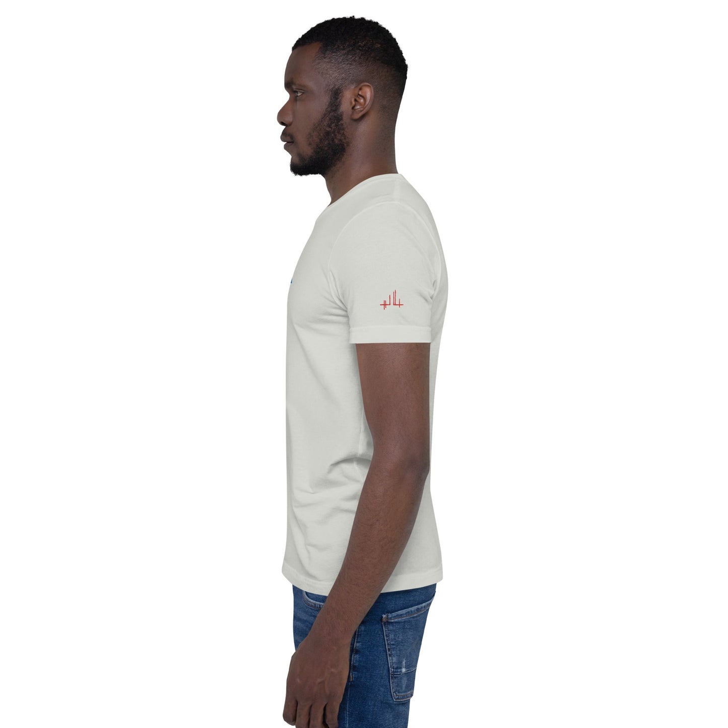 T-shirt unisexe - découpes triangles - Jiel - artiste