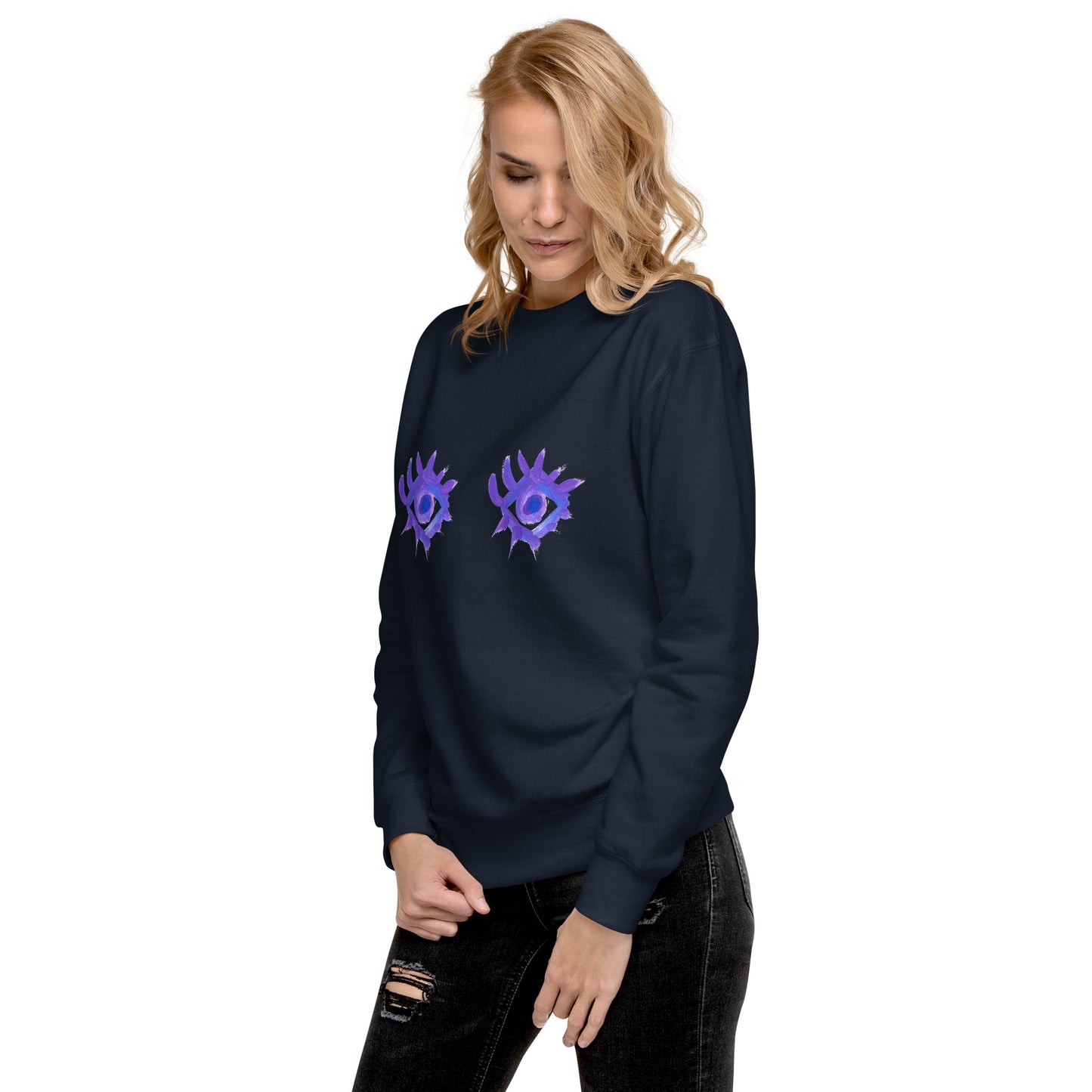 Regarde-moi dans les yeux - Sweatshirt premium unisexe