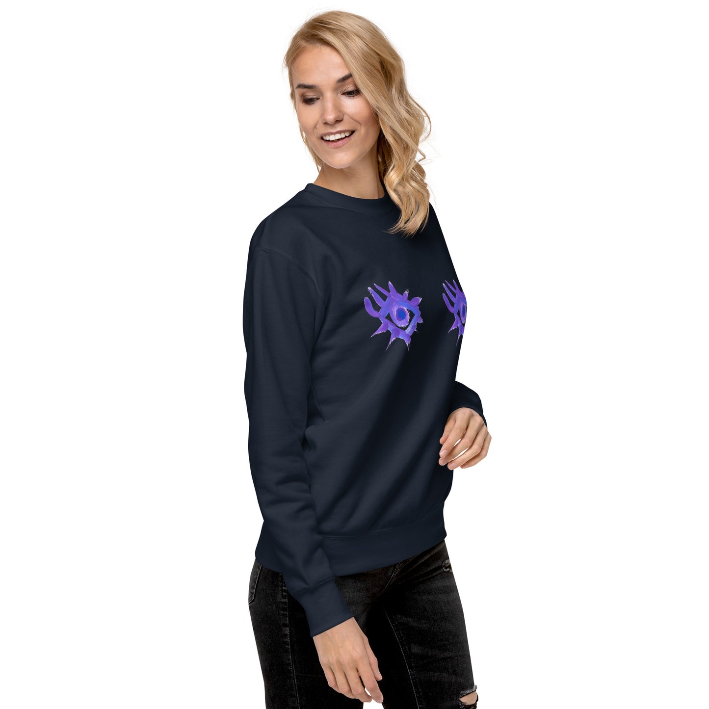 Regarde-moi dans les yeux - Sweatshirt premium unisexe