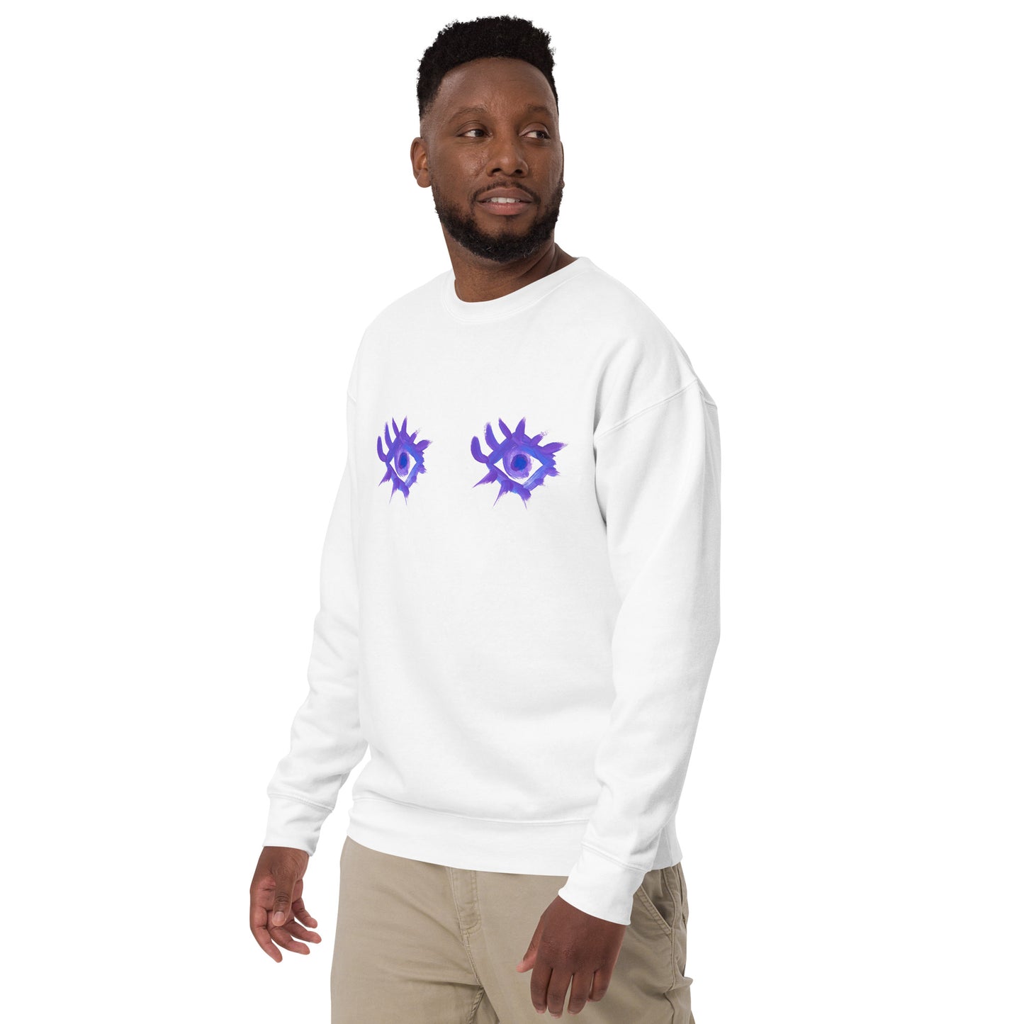 Regarde-moi dans les yeux - Sweatshirt premium unisexe