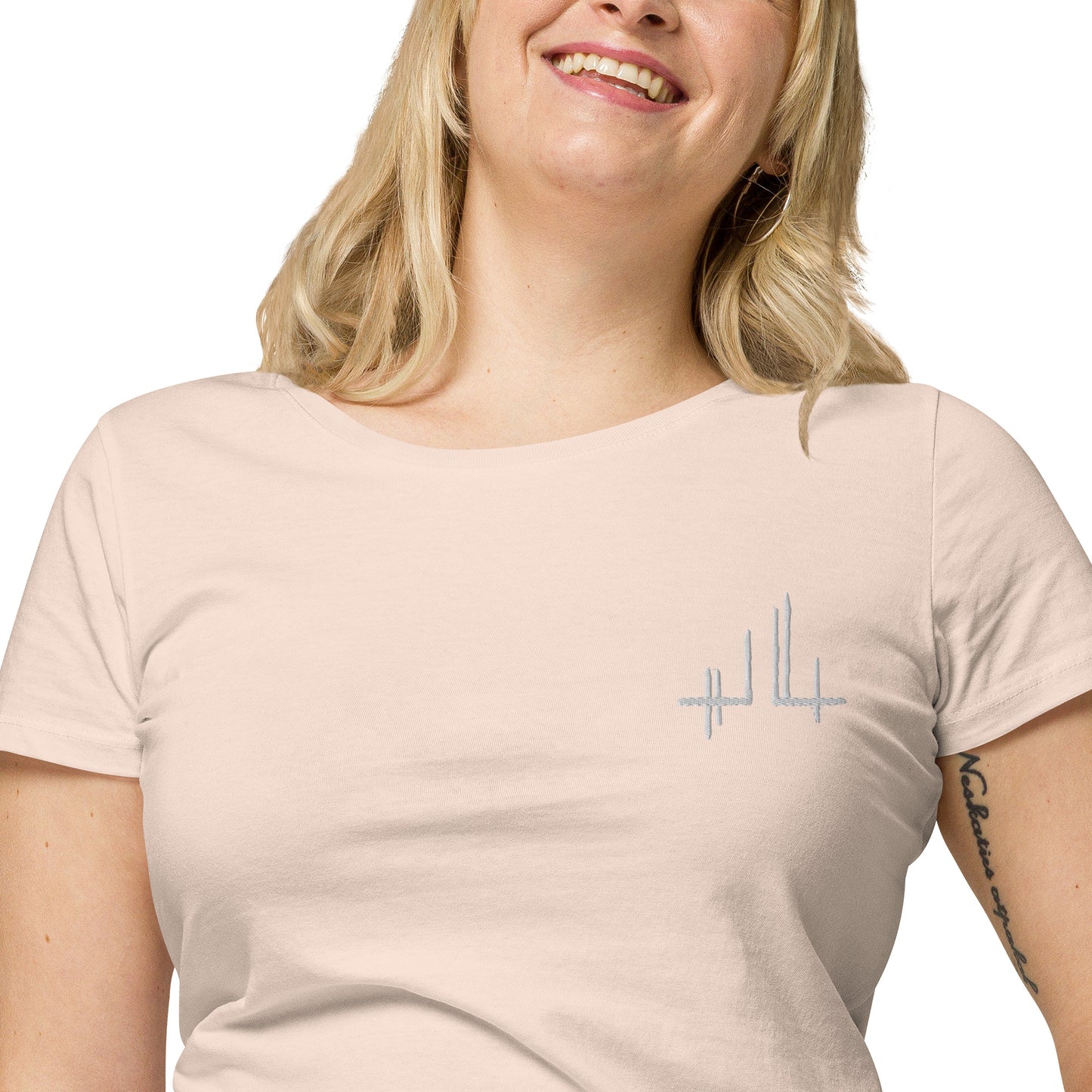 Eco-responsible women's t-shirt - Jiel white