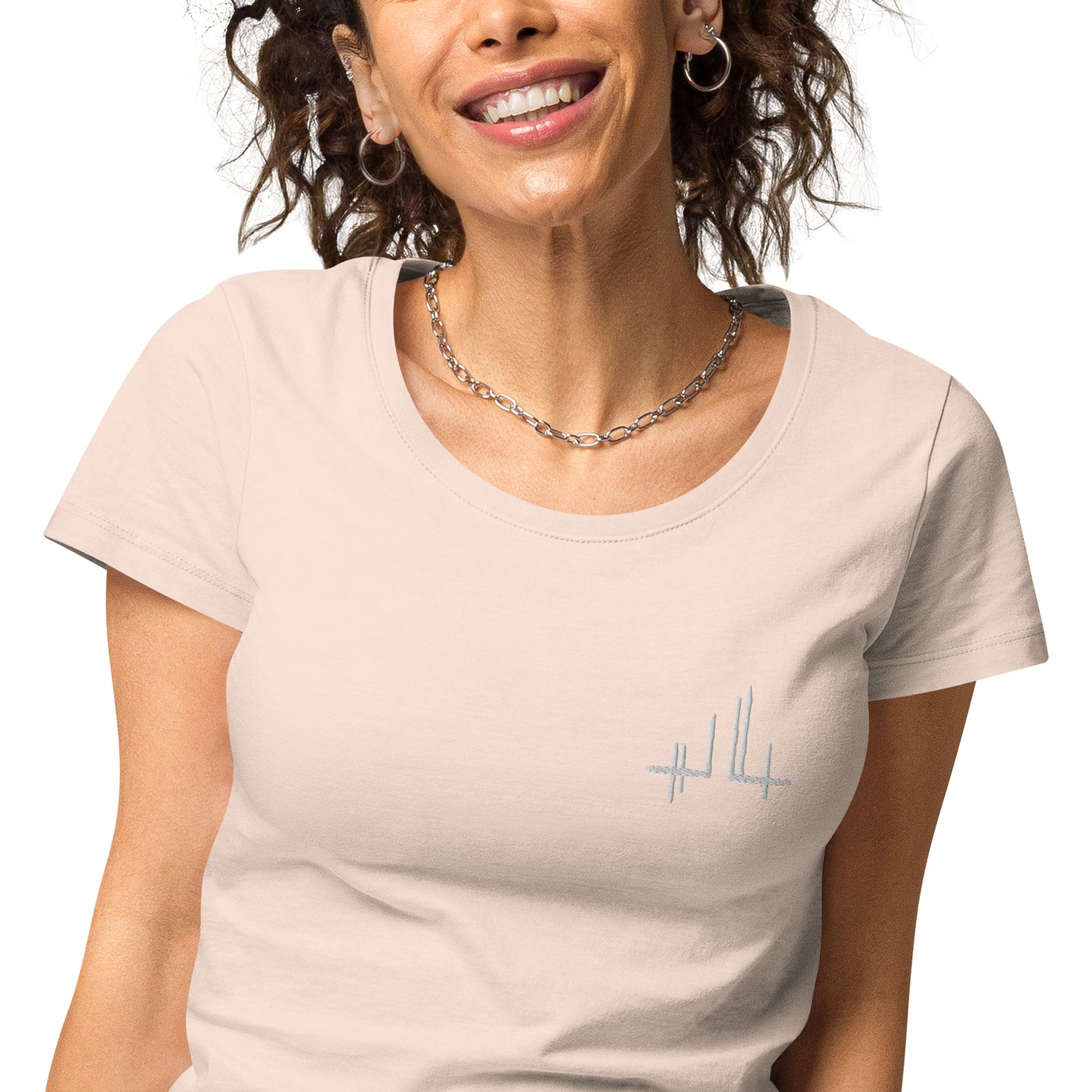 Eco-responsible women's t-shirt - Jiel white