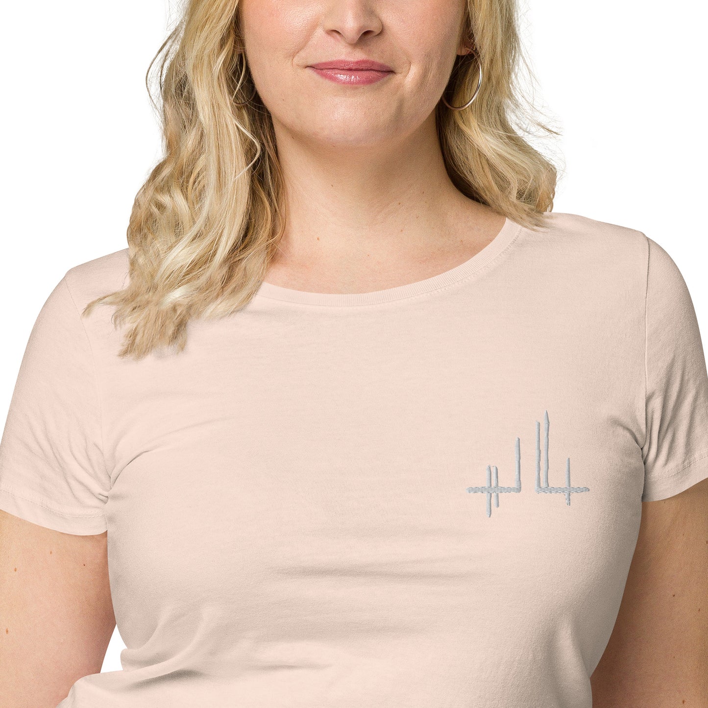 Eco-responsible women's t-shirt - Jiel white