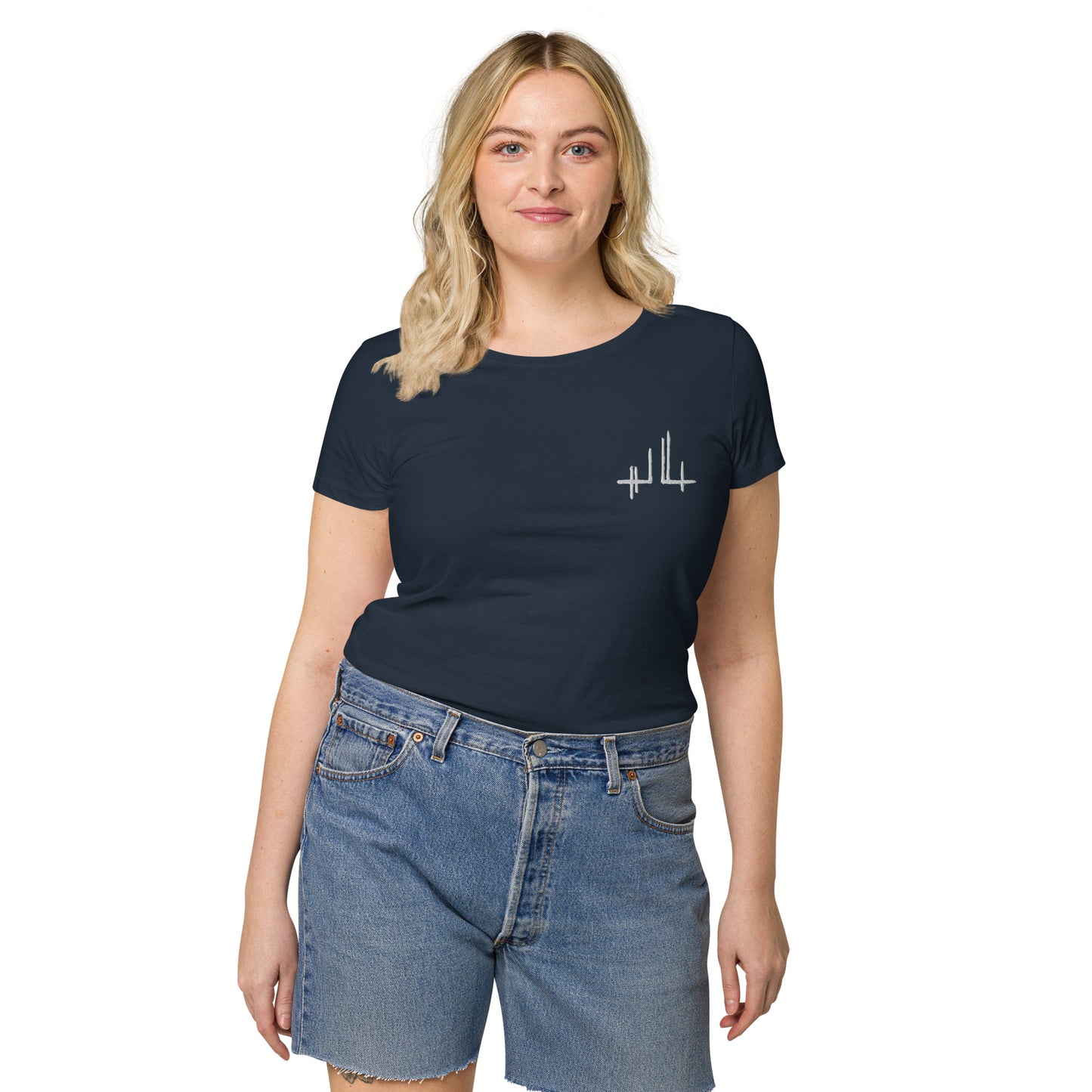 Eco-responsible women's t-shirt - Jiel white