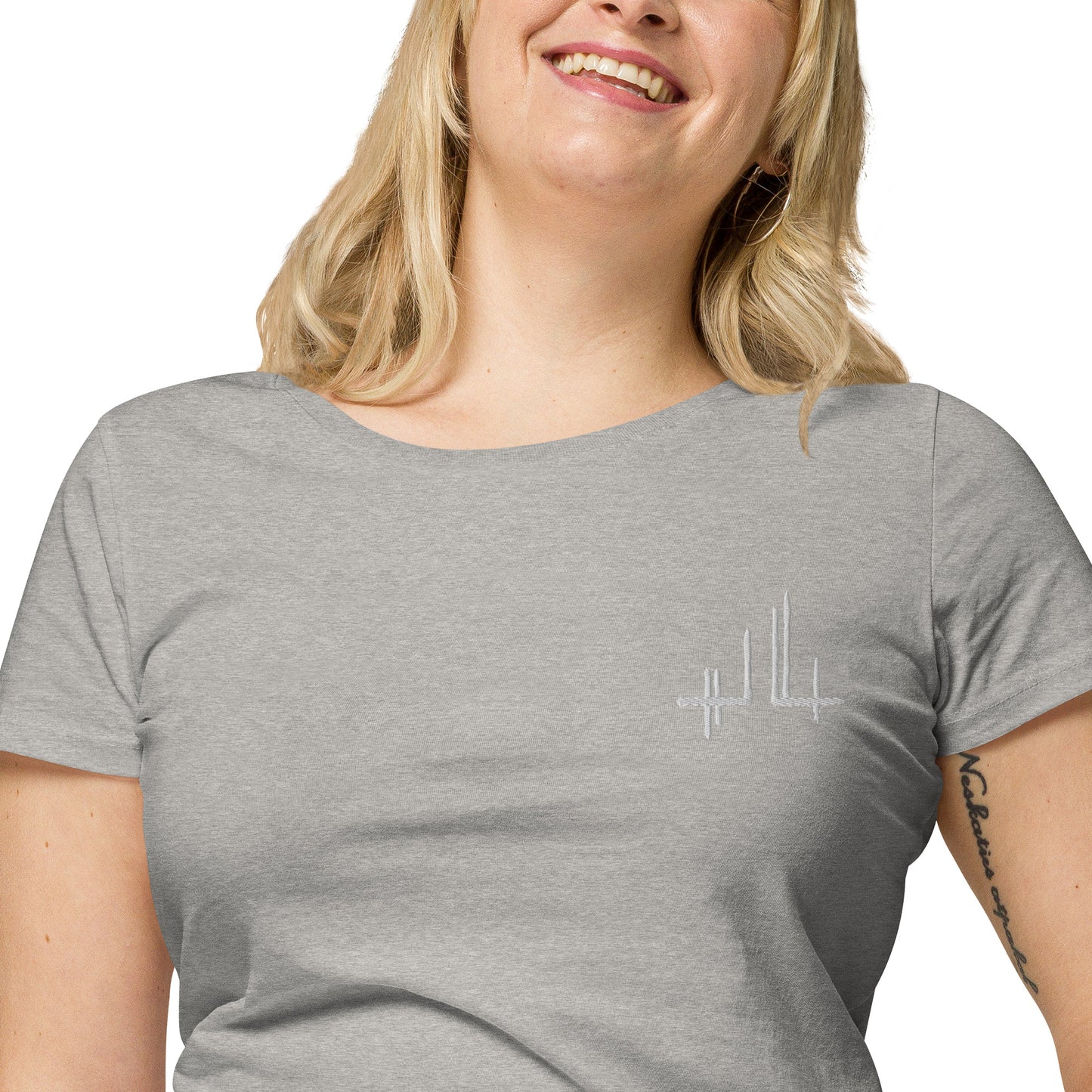 Eco-responsible women's t-shirt - Jiel white