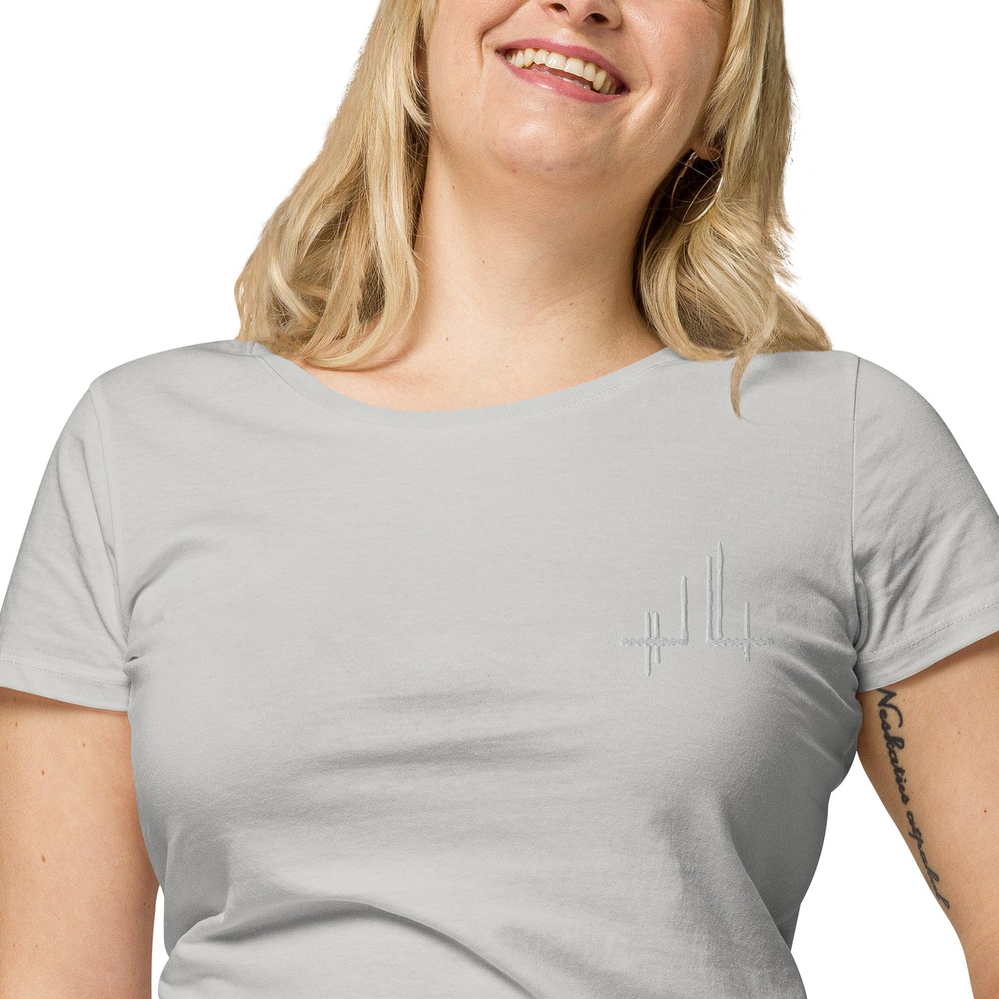 Eco-responsible women's t-shirt - Jiel white