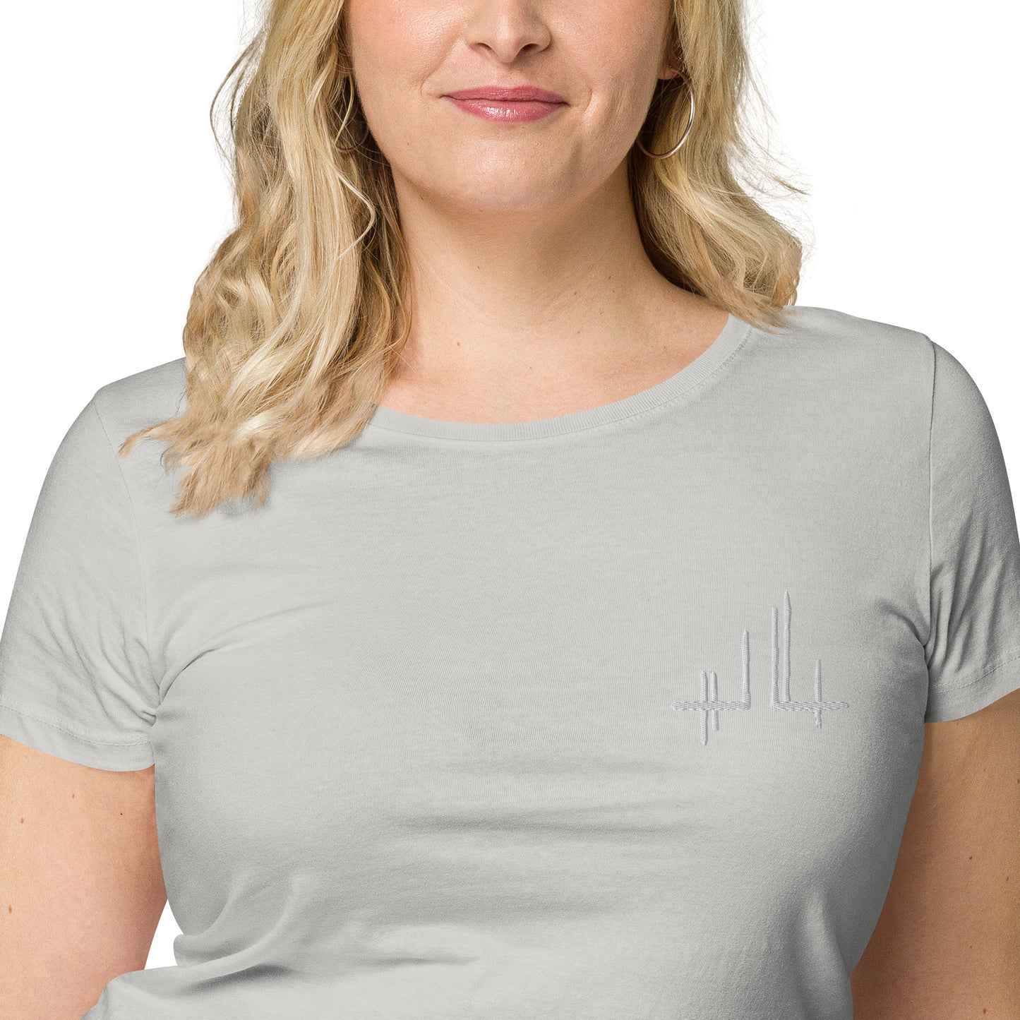 Eco-responsible women's t-shirt - Jiel white