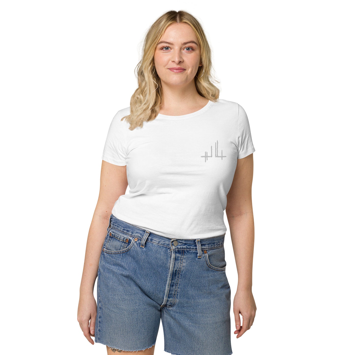 Eco-responsible women's t-shirt - Jiel white