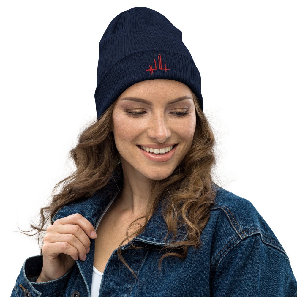 Bonnet avec signature brodée - Unisex Organic ribbed beanie - Jiel - artiste