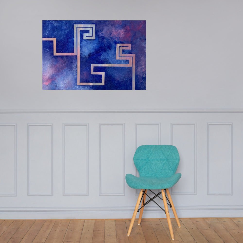 Serpent cosmique / Cosmic snake - Poster - Jiel - artiste