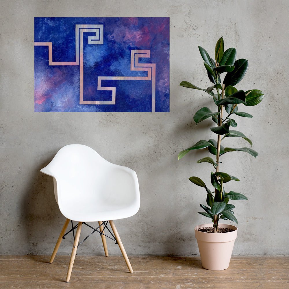 Serpent cosmique / Cosmic snake - Poster - Jiel - artiste