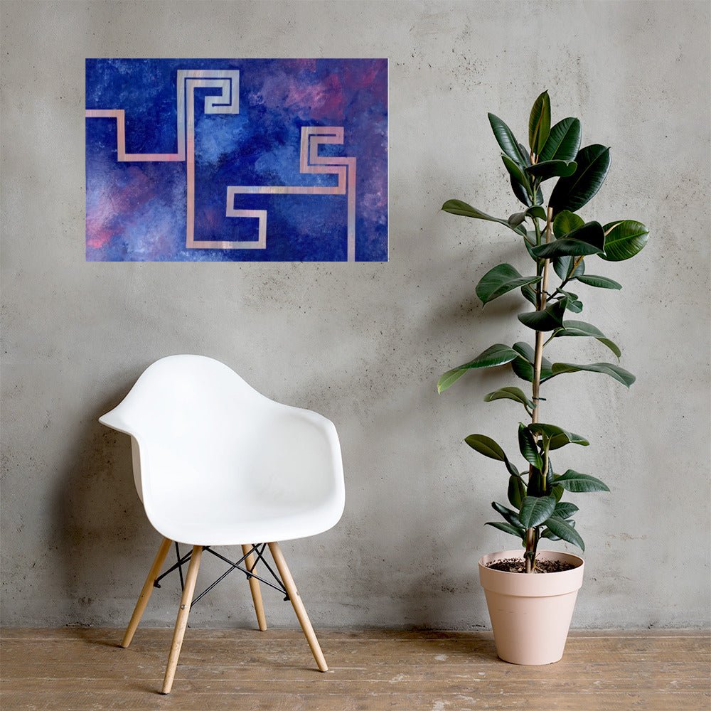 Serpent cosmique / Cosmic snake - Poster - Jiel - artiste