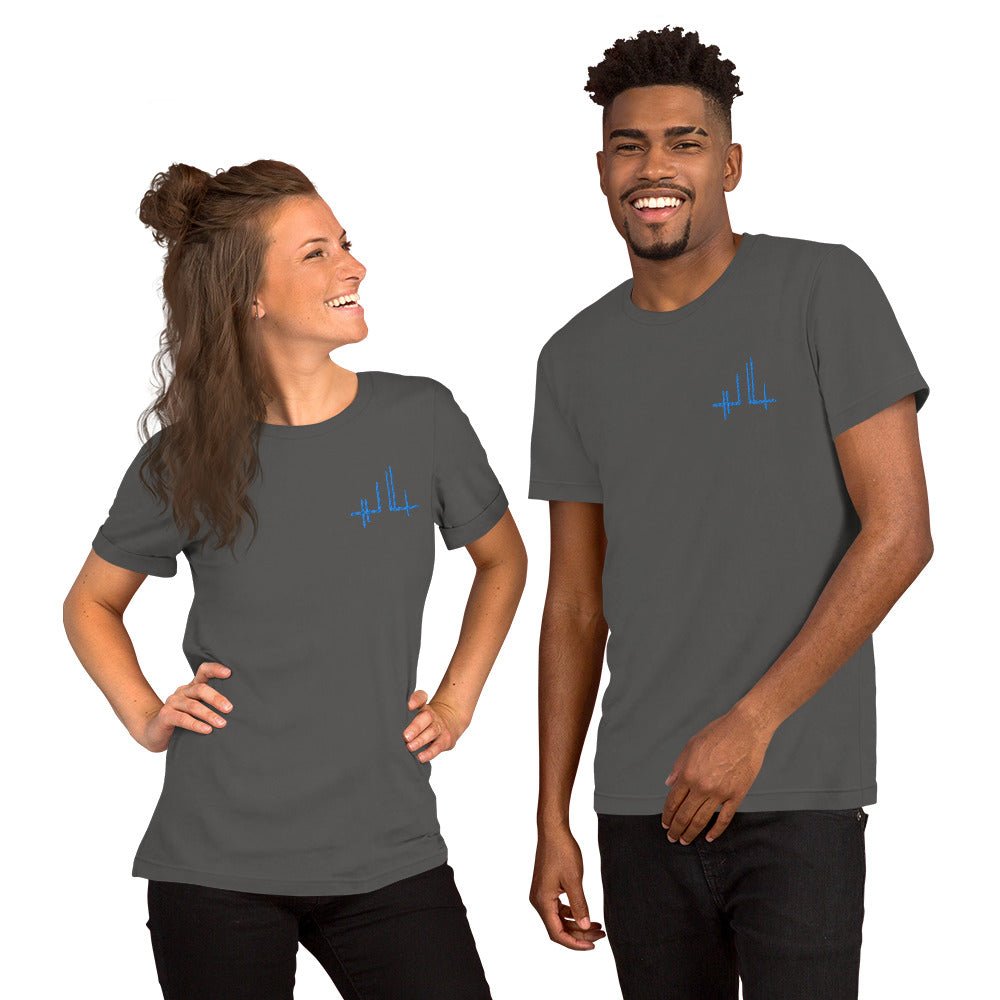 Signature brodée - T-shirt unisexe - Jiel - artiste