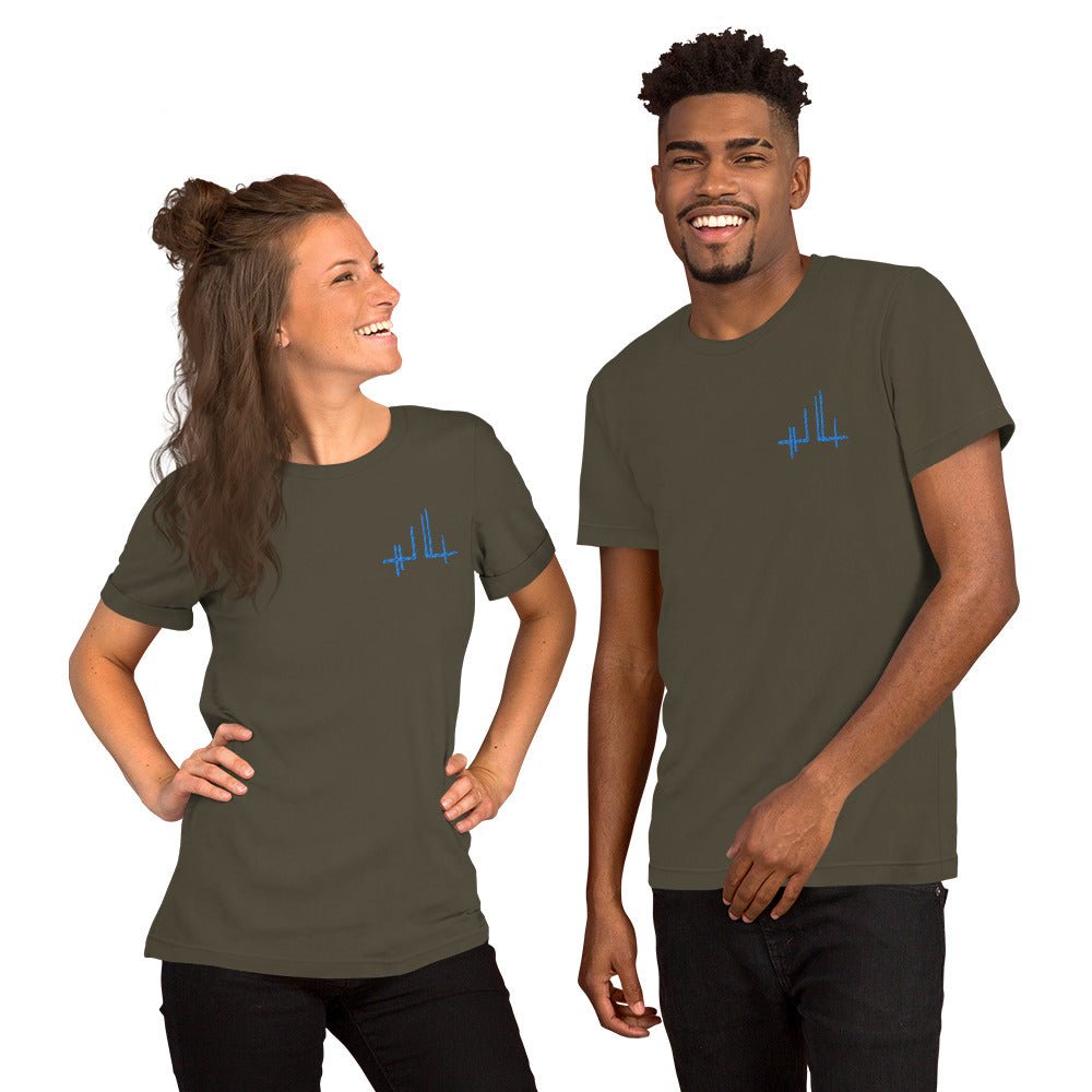 Signature brodée - T-shirt unisexe - Jiel - artiste