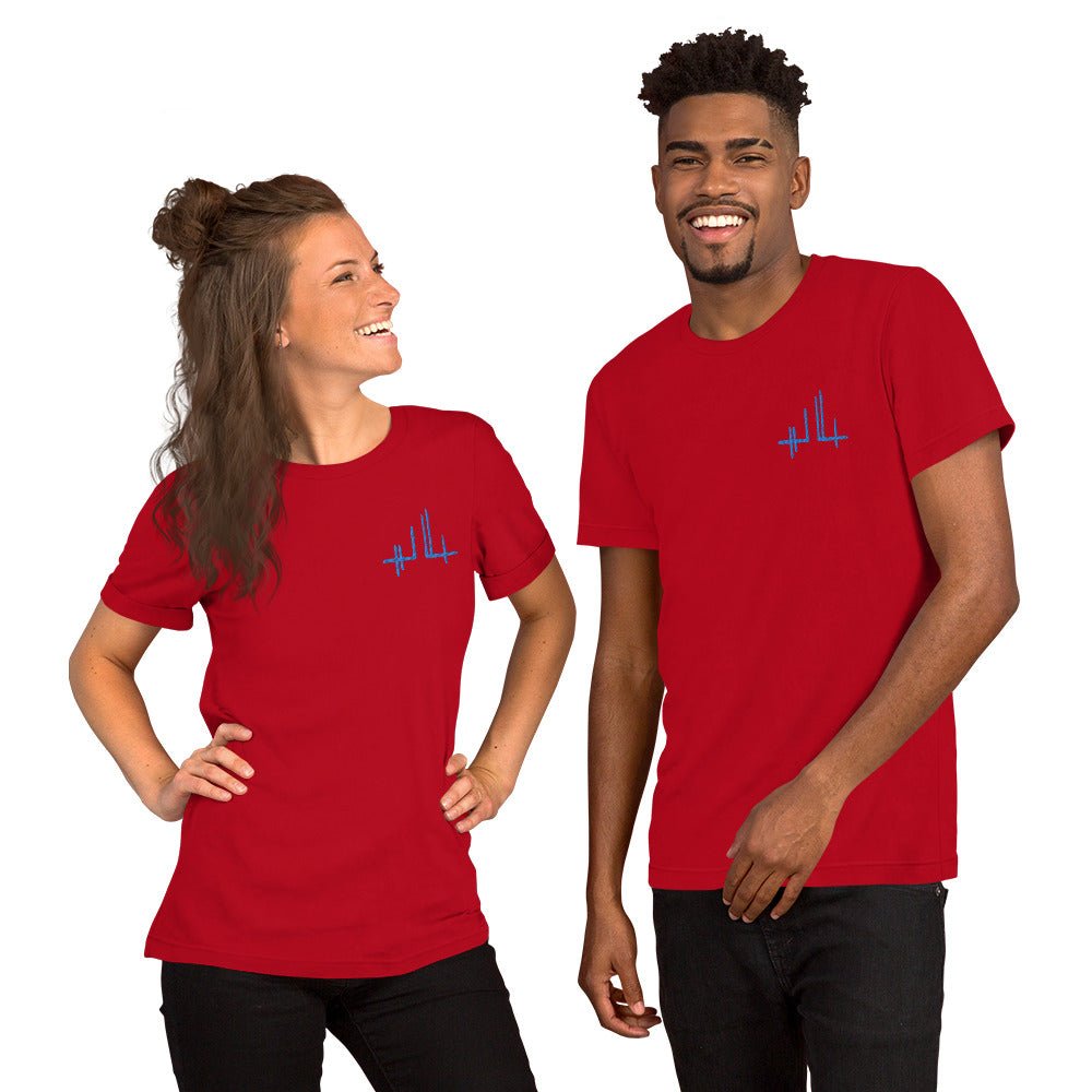 Signature brodée - T-shirt unisexe - Jiel - artiste