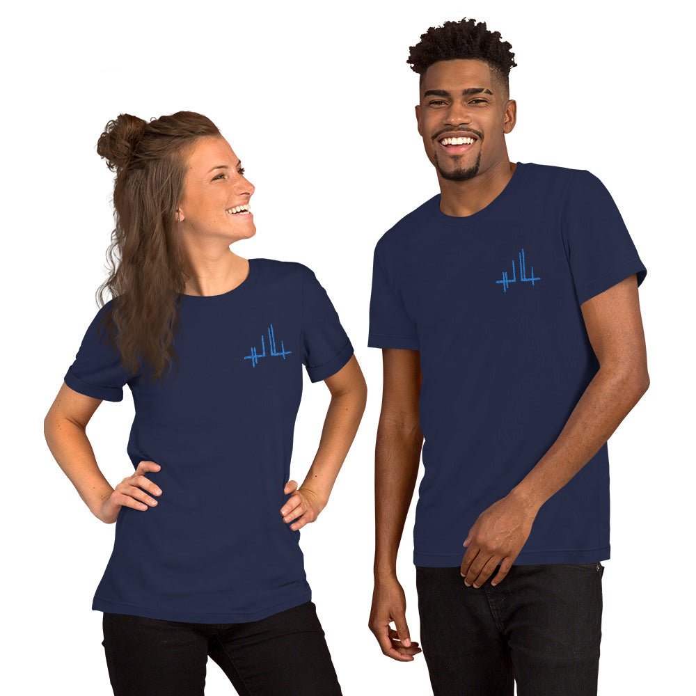 Signature brodée - T-shirt unisexe - Jiel - artiste
