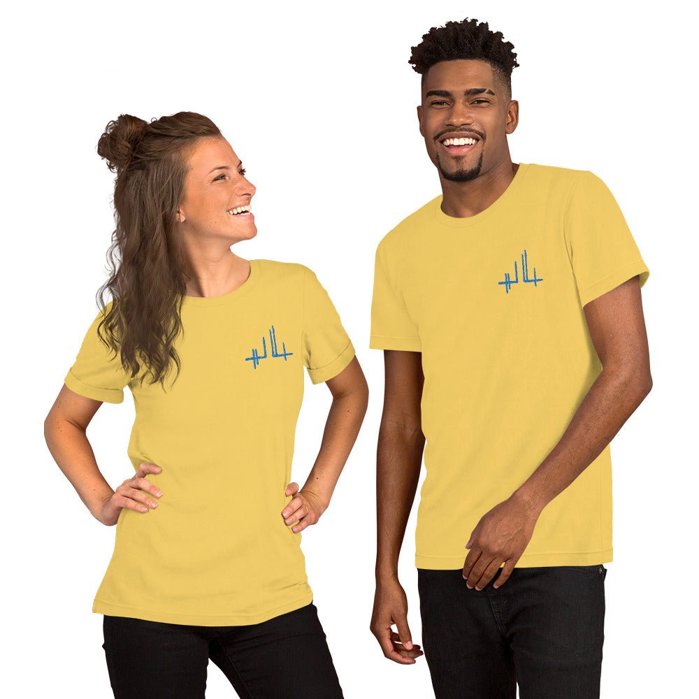 Signature brodée - T-shirt unisexe - Jiel - artiste