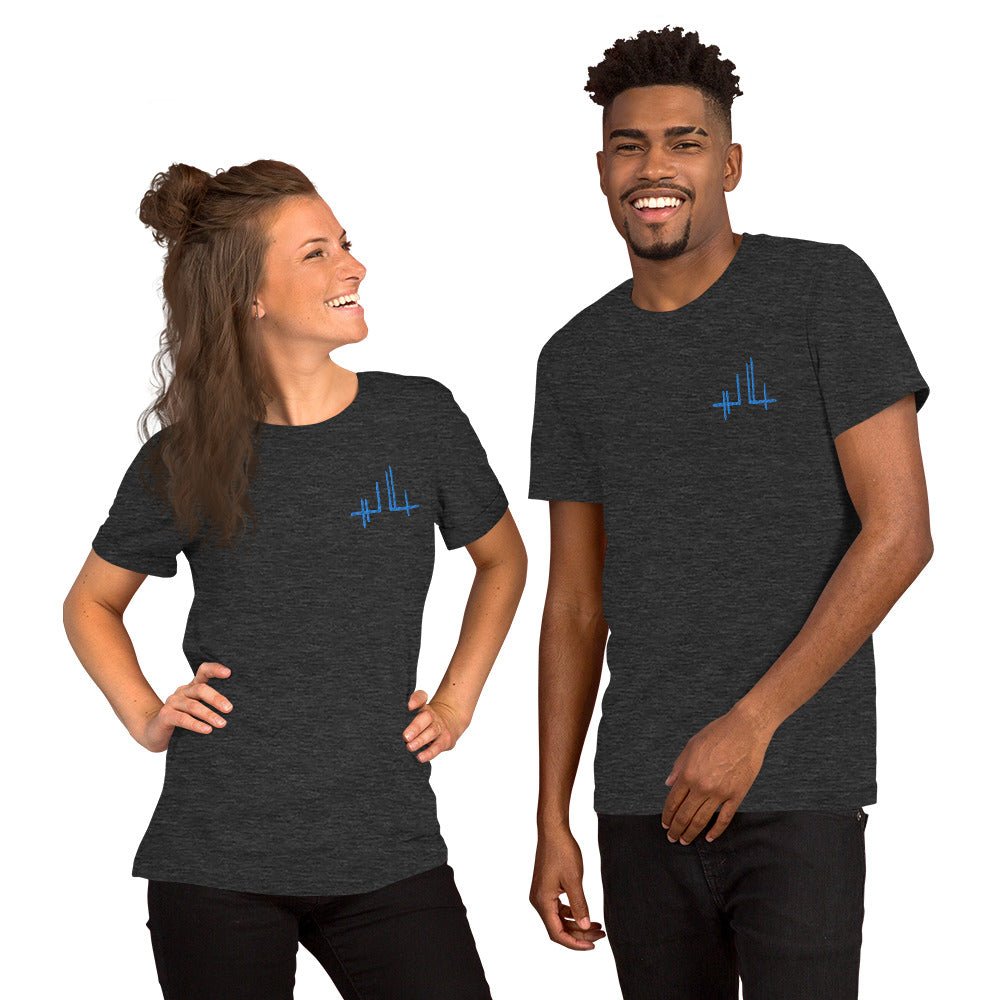 Signature brodée - T-shirt unisexe - Jiel - artiste