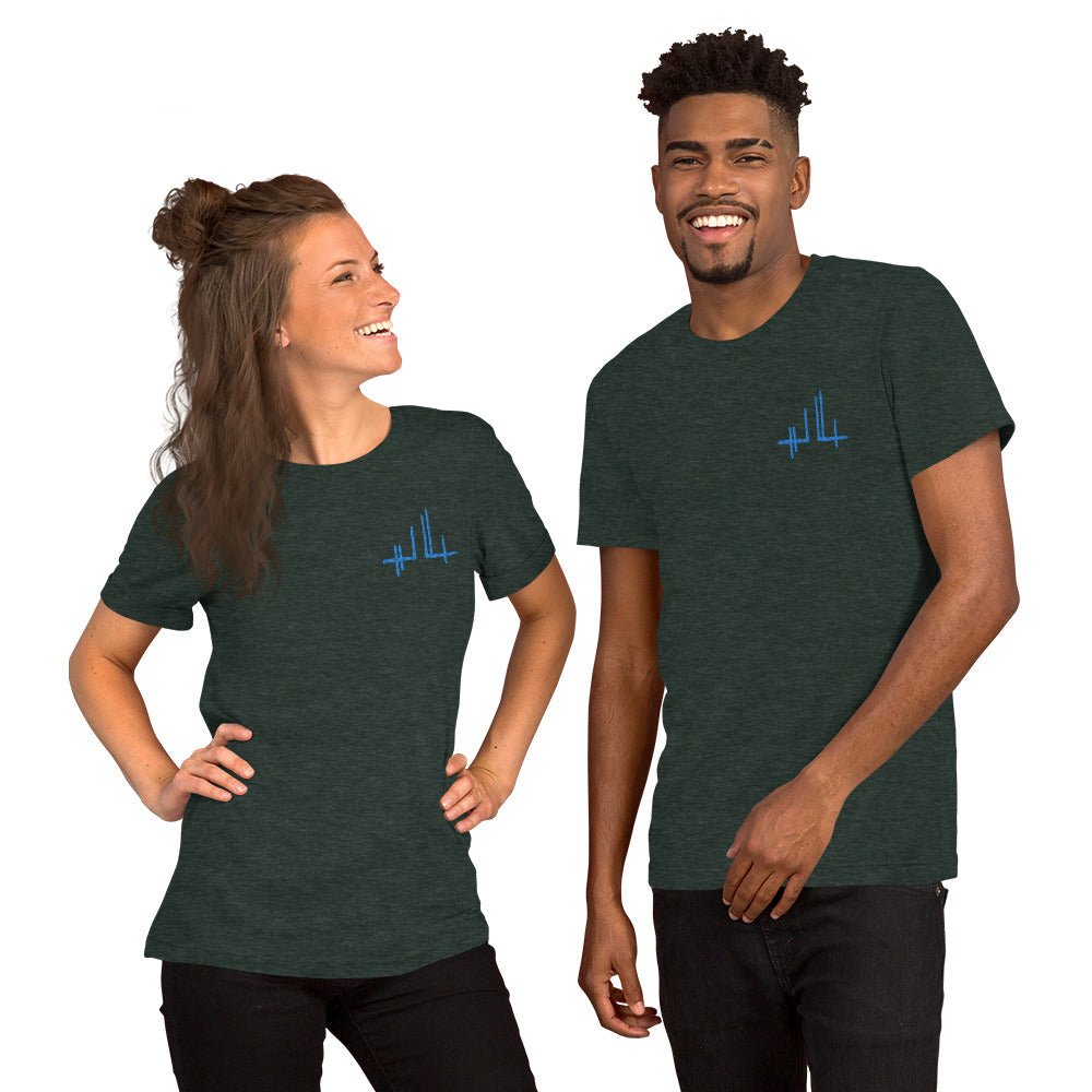 Signature brodée - T-shirt unisexe - Jiel - artiste