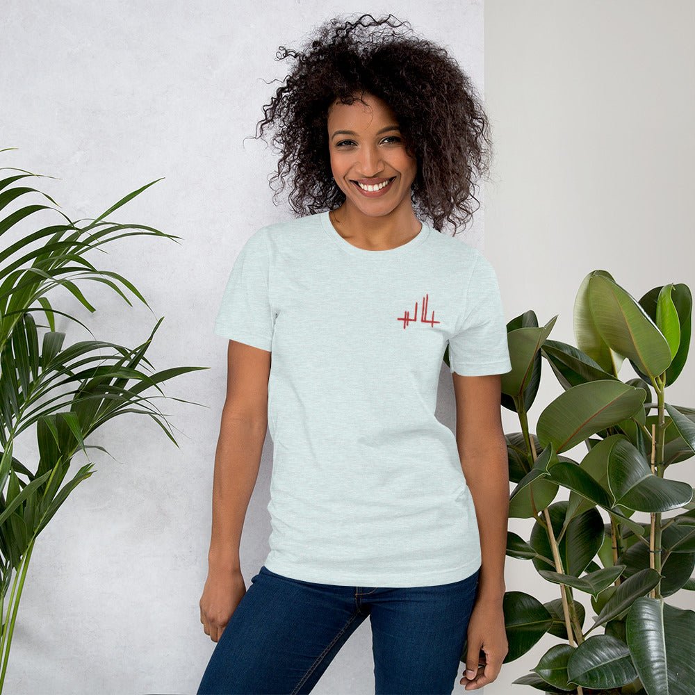 Signature rouge / red - T-shirt unisexe - Jiel - artiste