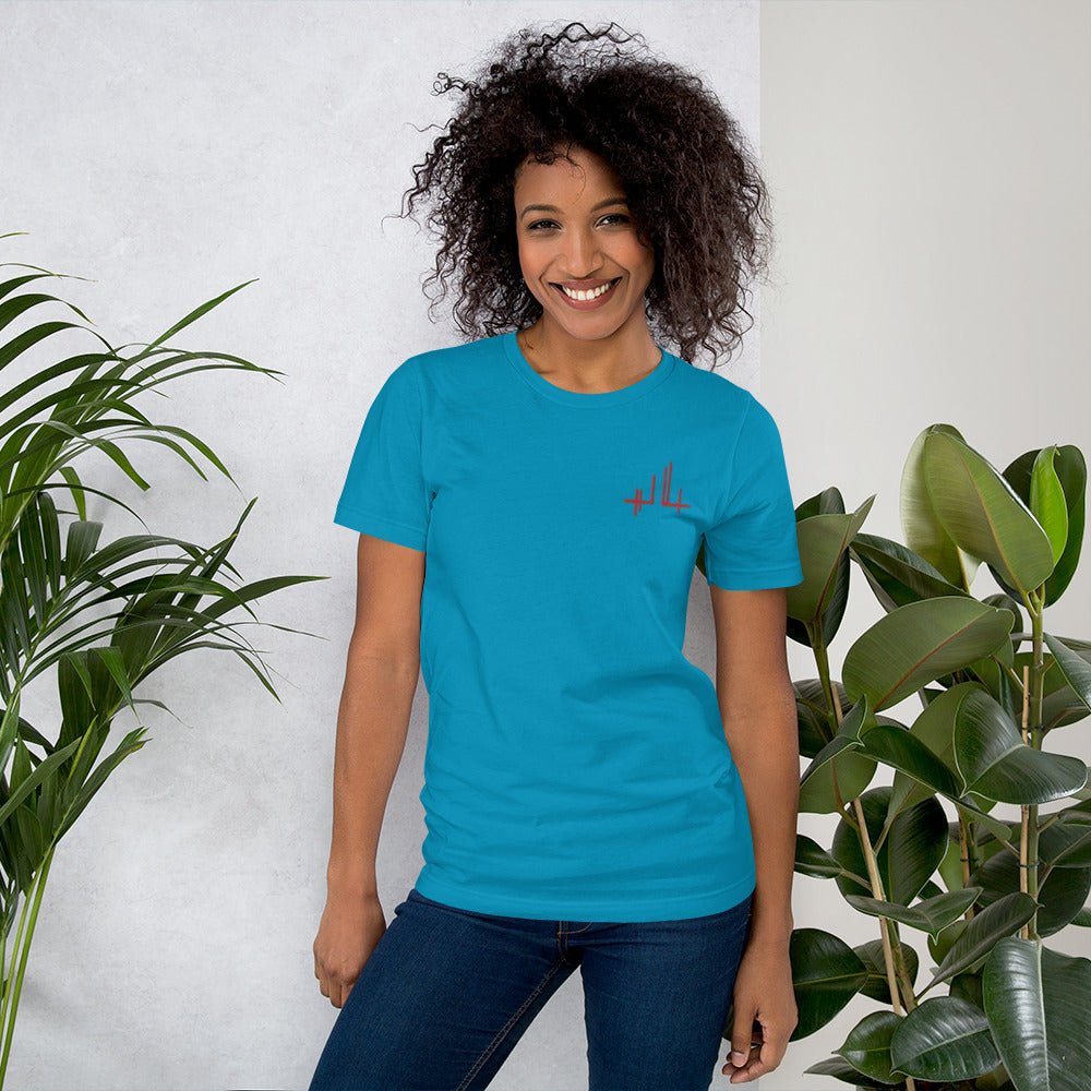 Signature rouge / red - T-shirt unisexe - Jiel - artiste