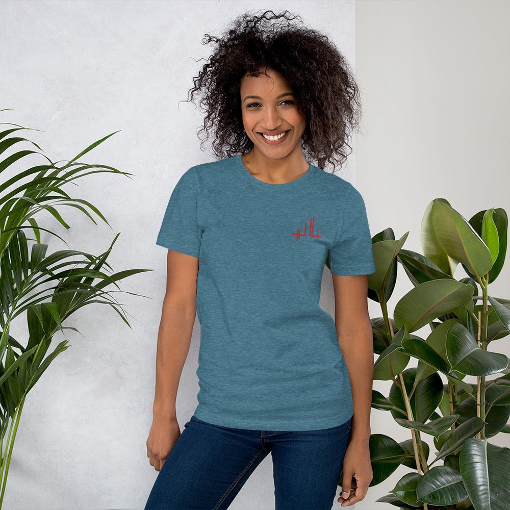 Signature rouge / red - T-shirt unisexe - Jiel - artiste