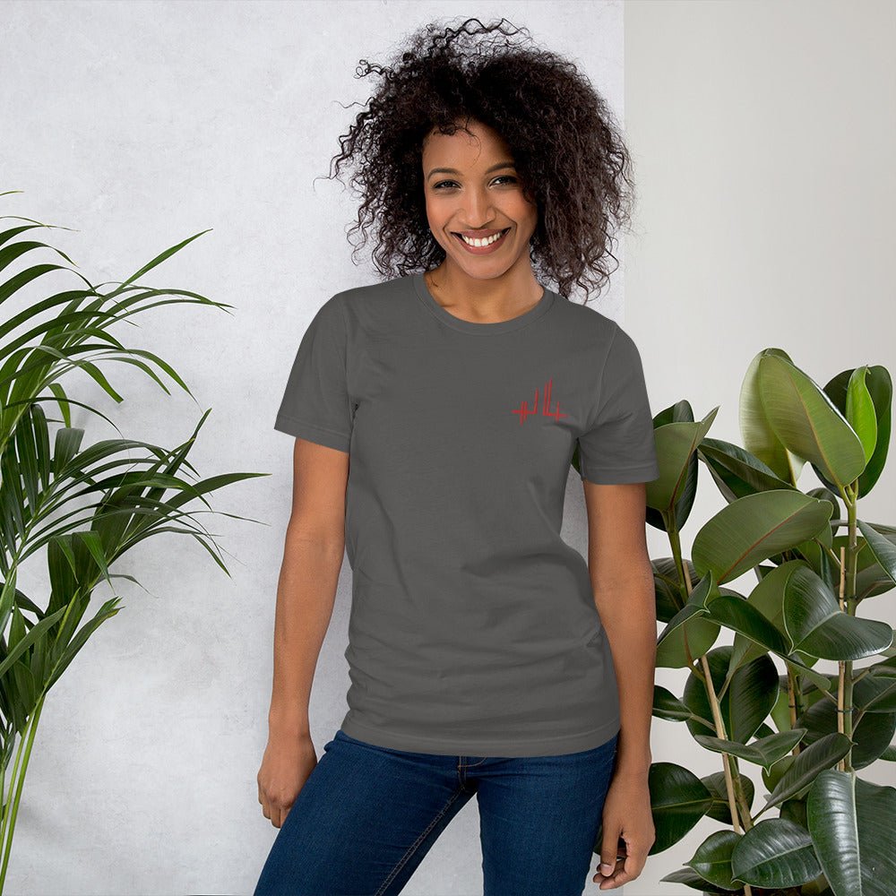 Signature rouge / red - T-shirt unisexe - Jiel - artiste