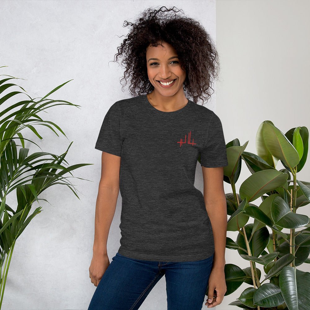 Signature rouge / red - T-shirt unisexe - Jiel - artiste