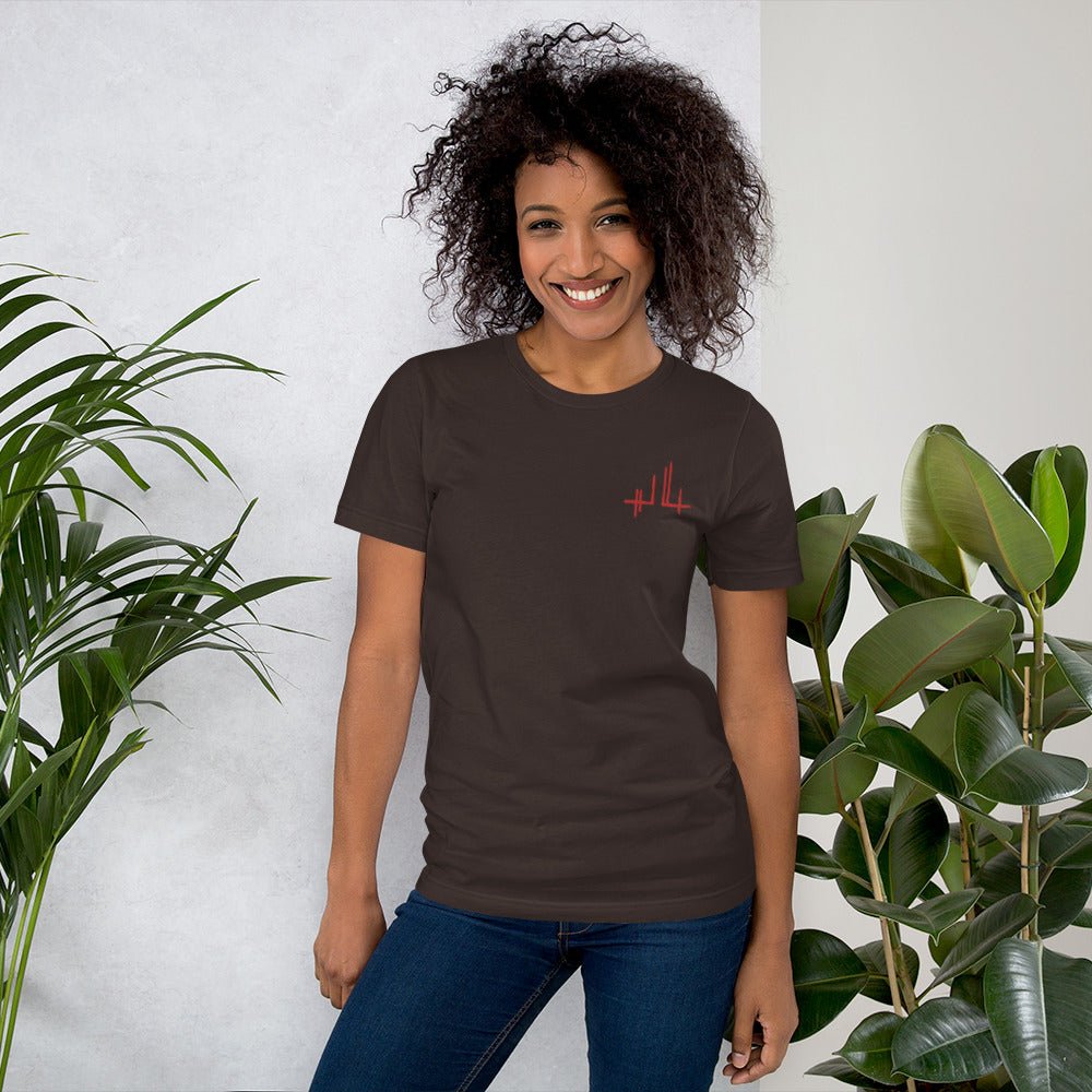Signature rouge / red - T-shirt unisexe - Jiel - artiste